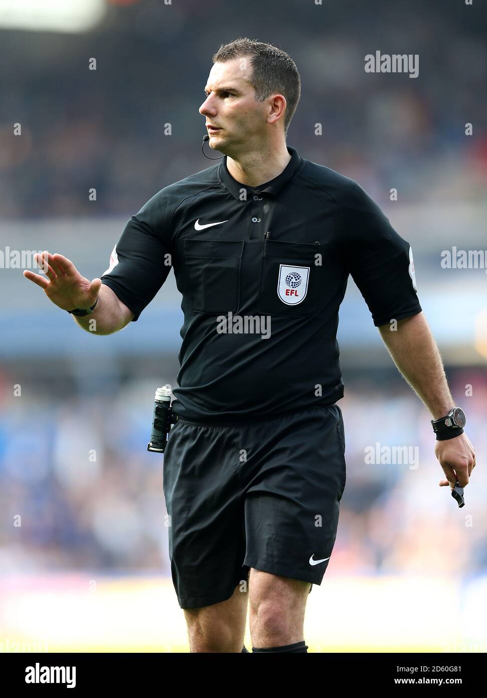 Referee Tim Robinson Stock Photo - Alamy