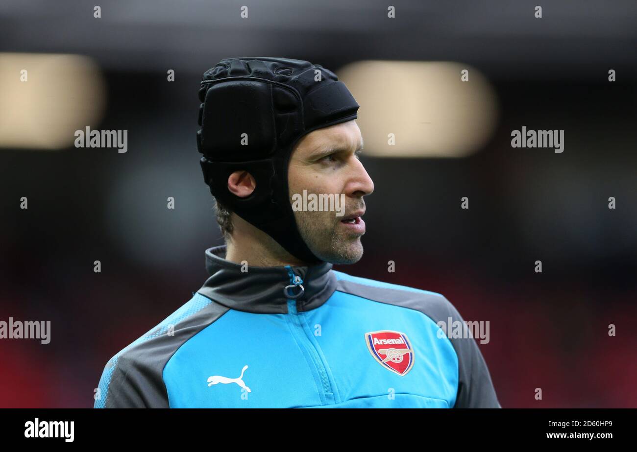 Arsenal goalkeeper Petr Cech Stock Photo