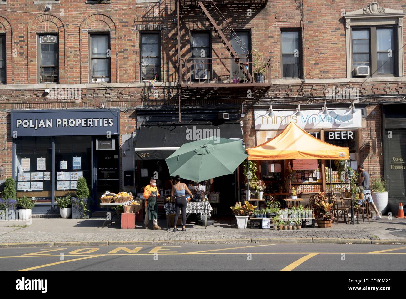 Shopping district on Cortelyou Road in the residential Ditmas Park