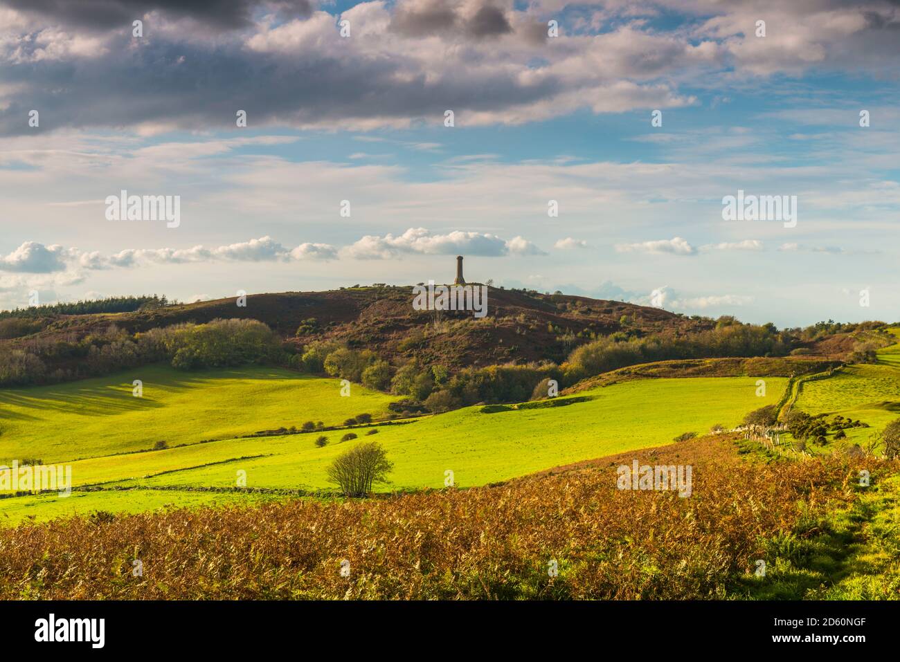 Portesham, Dorset, UK. 14th October 2020. UK Weather. A autumnal view