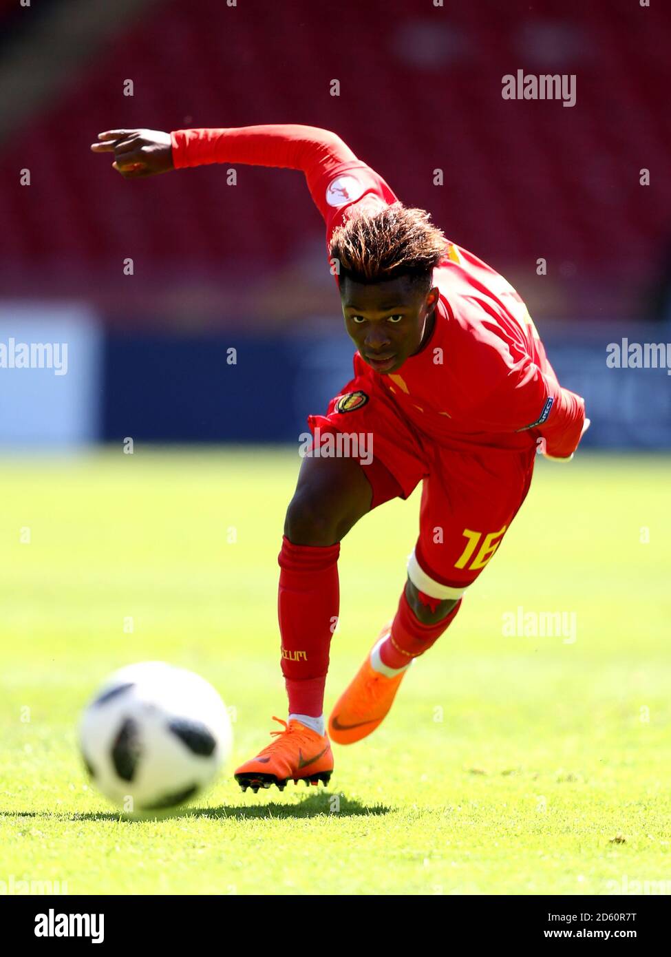 Belgium's Largie Ramazani Stock Photo Alamy