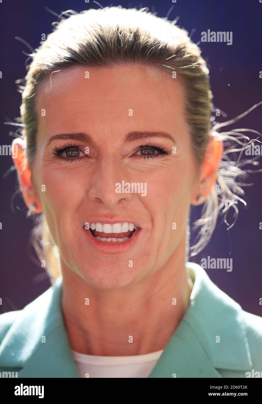 BBC Sport presenter Gabby Logan Stock Photo