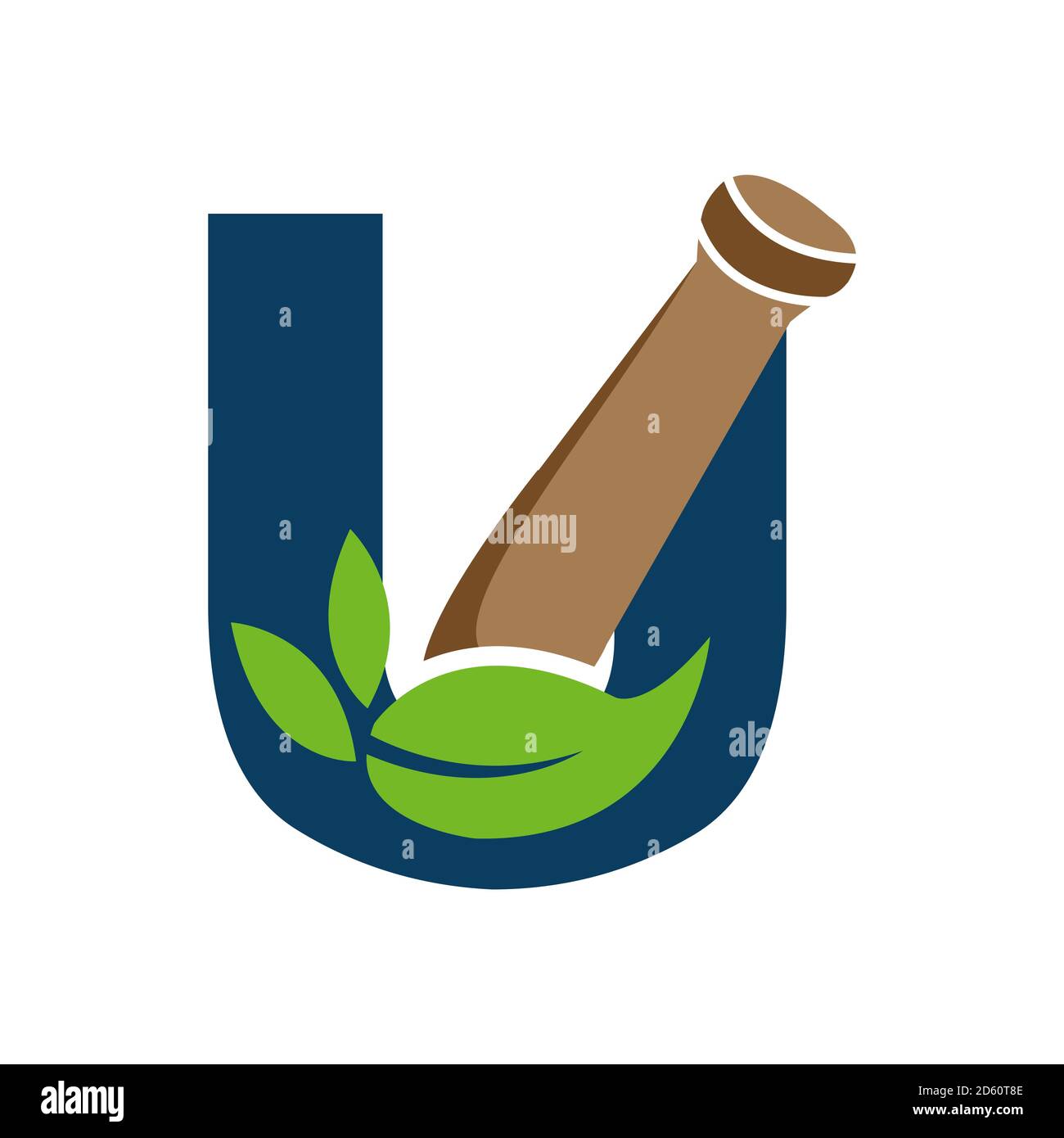 Creative Pharmacy Concept Logo Design Stock Vector