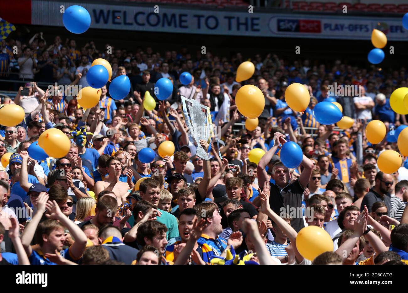 Football stadium balloons hi-res stock photography and images - Alamy