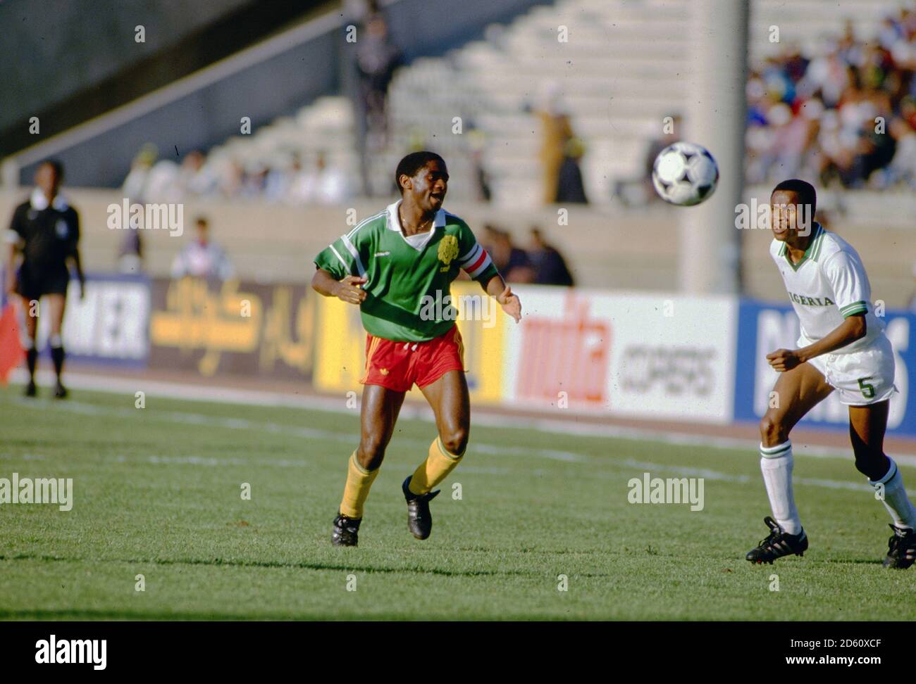 Action From The 1988 African Cup Of Nations Final Stock Photo - Alamy