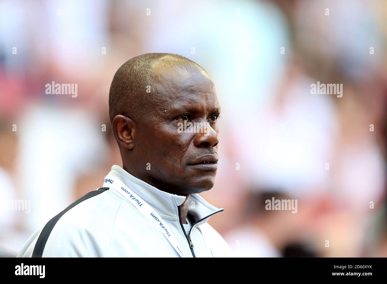 Nigeria goalkeeping coach Alloysius Agu Stock Photo Alamy