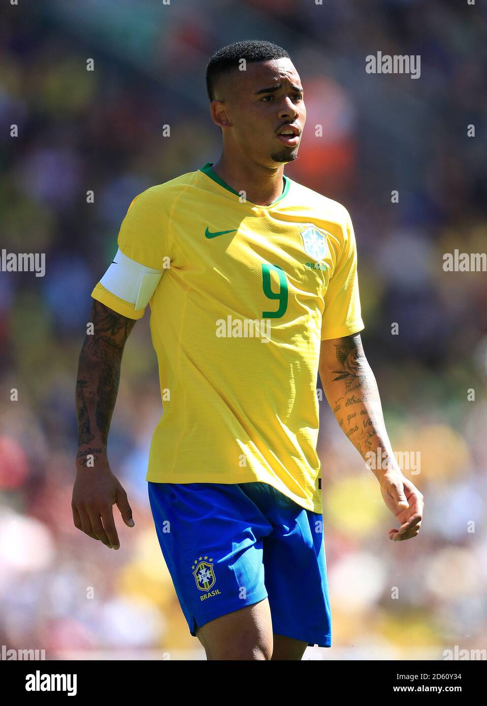 Gabriel Jesus Brazil Stock Photo Alamy