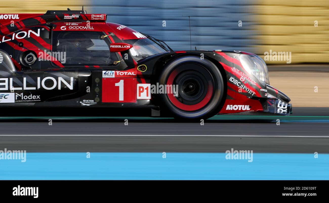Bruno Senna in the Rebellion R13 during morning warm up Stock Photo