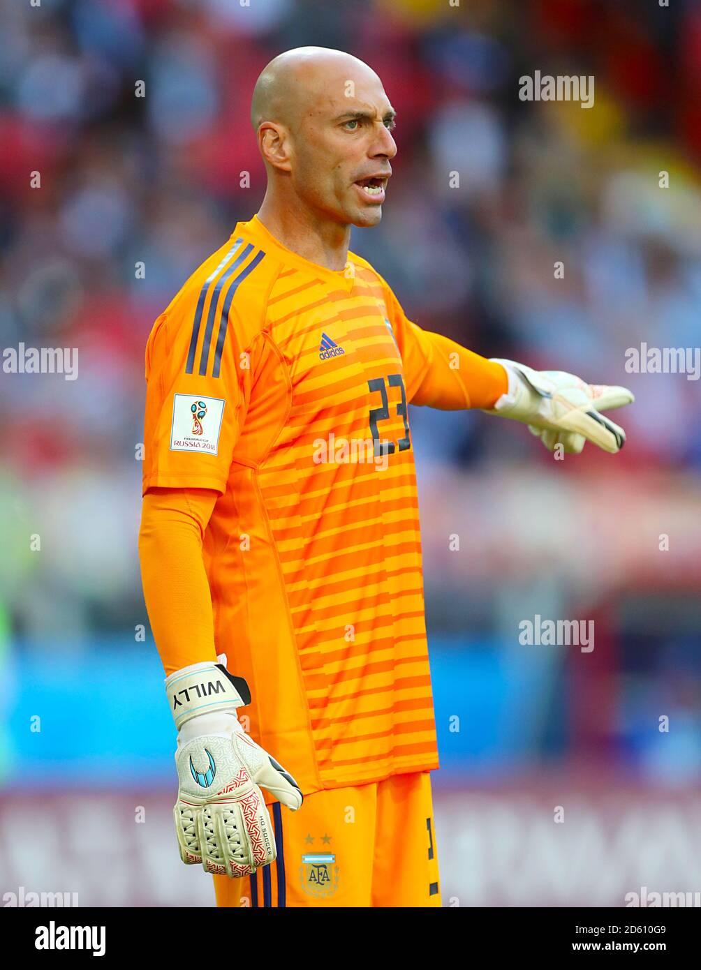 Argentina goalkeeper Willy Caballero Stock Photo - Alamy