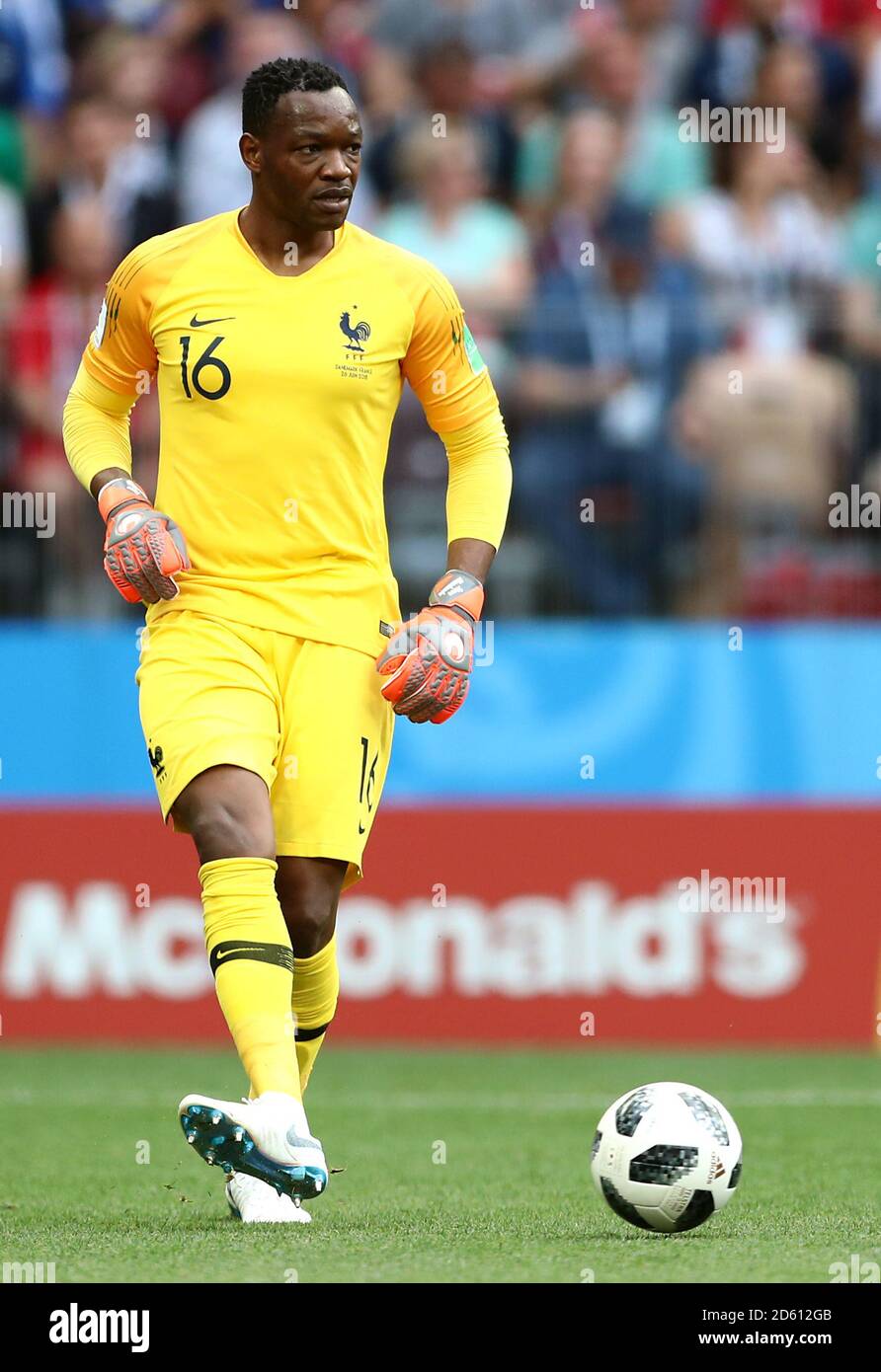 France goalkeeper Steve Mandanda Stock Photo