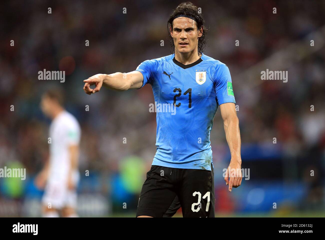 Uruguay's Edinson Cavani during the game Stock Photo