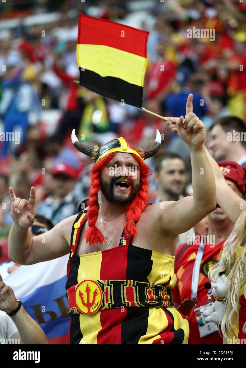 Belgium fans before the game Stock Photo - Alamy