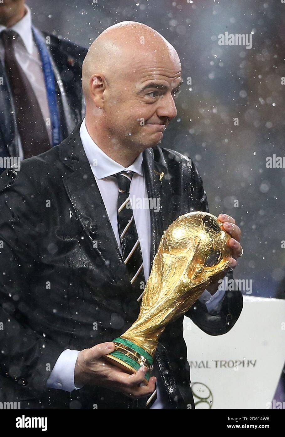 Gianni infantino world cup final 2018 hires stock photography and