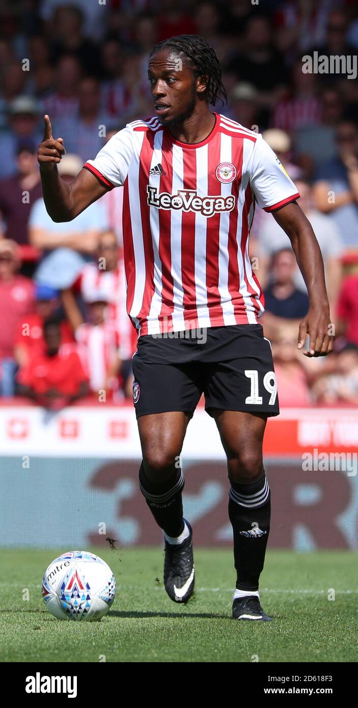 Brentford's Romaine Sawyers Stock Photo Alamy