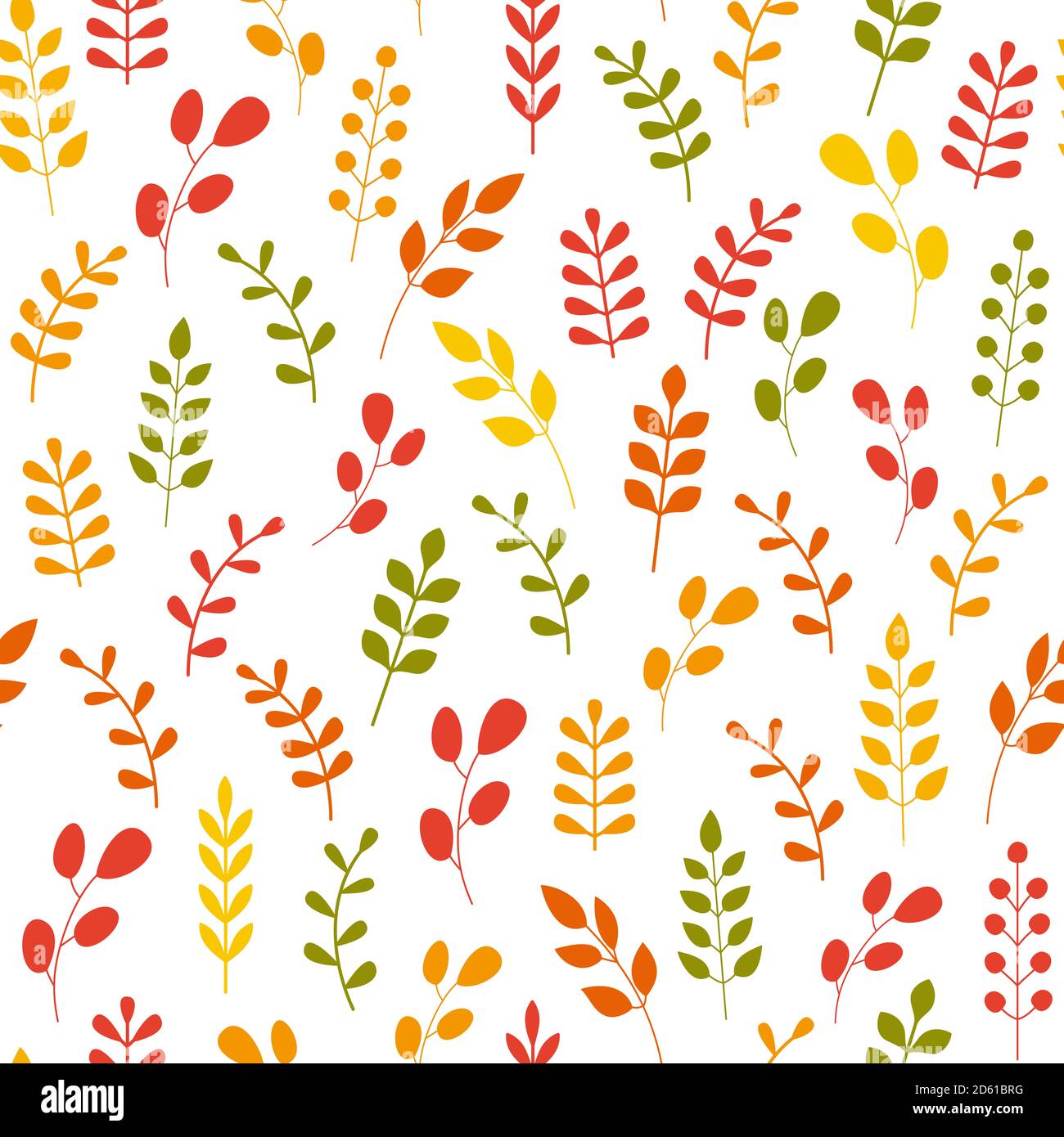 Autumn seamless pattern with leaf. It can be used for wallpapers, cards, wrapping, patterns for clothes and other. Stock Photo