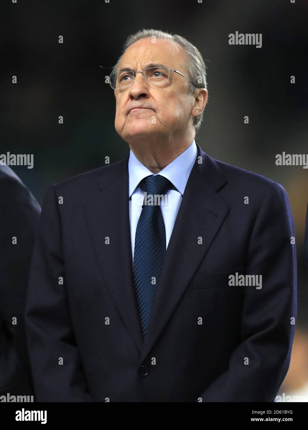 Real Madrid President Florentino Perez Stock Photo