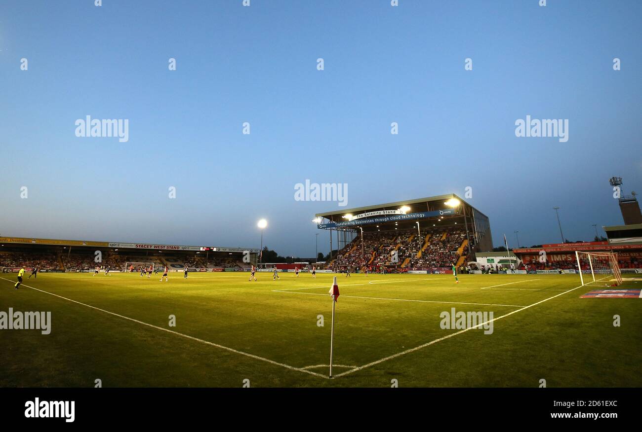 A general view of the Selenity Stand Stock Photo - Alamy