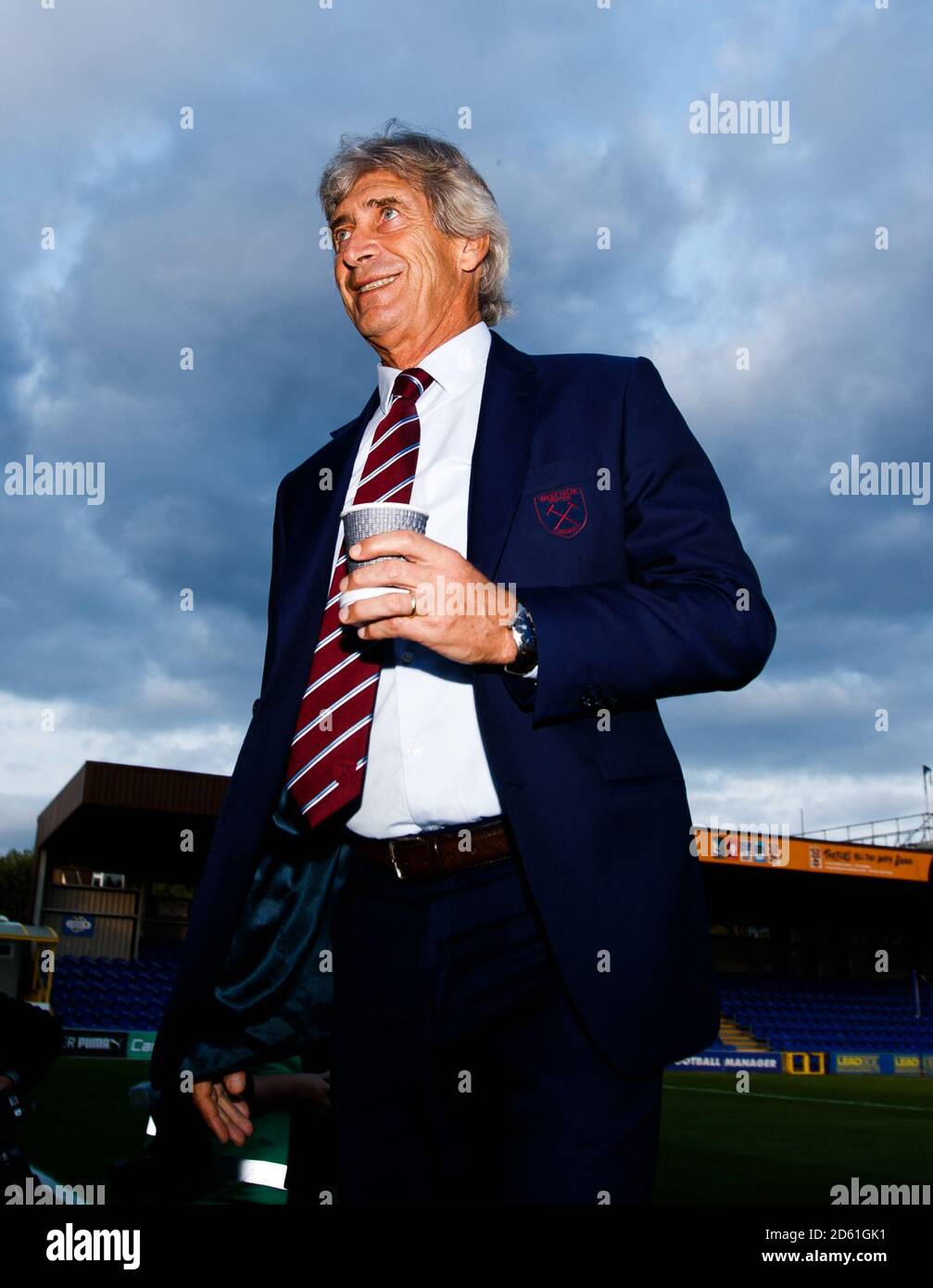 West Ham United manager Manuel Pellegrini Stock Photo - Alamy