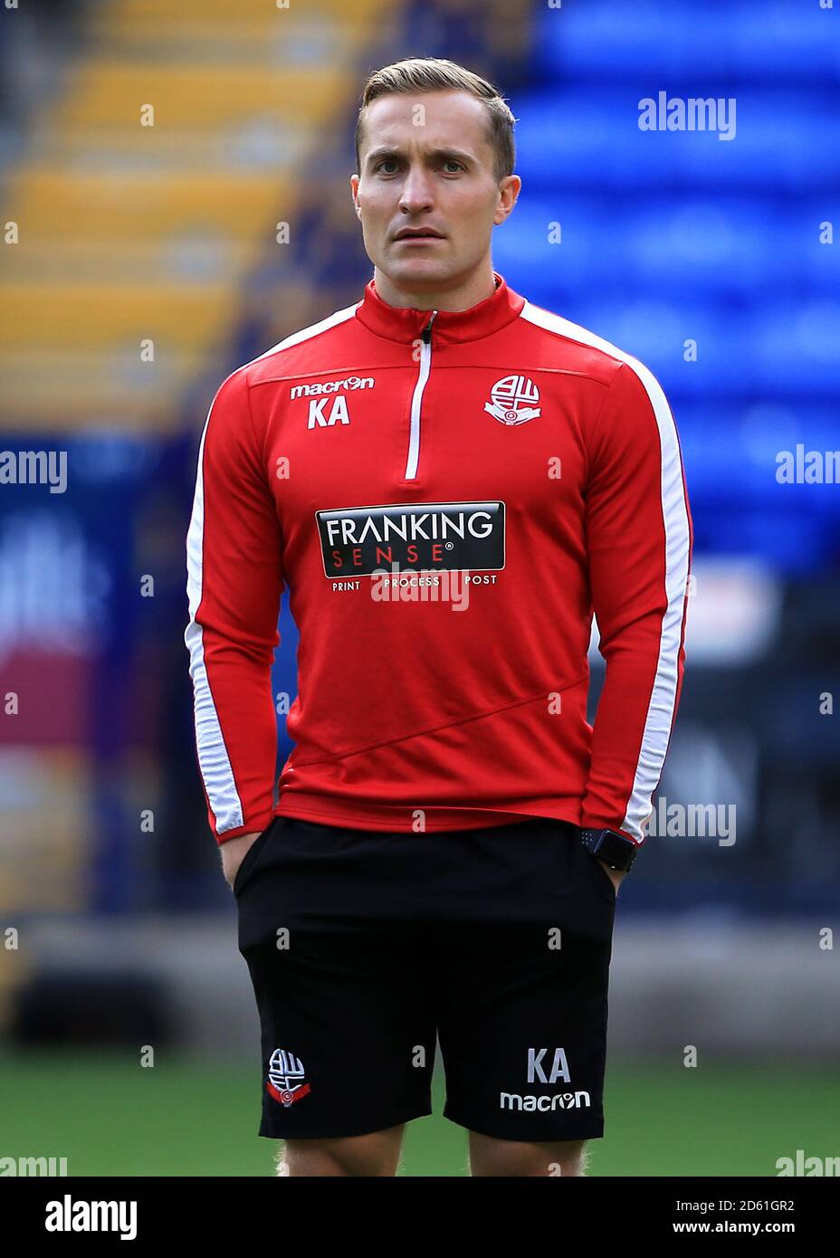 Bolton Wanderers first team sports scientist Kristian Aldred Stock