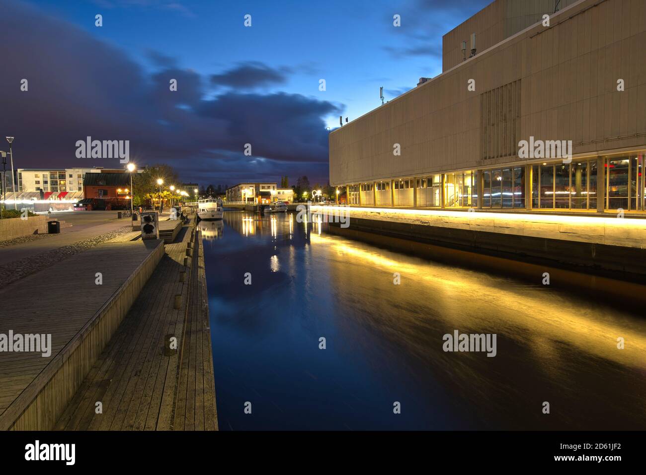 Oulu City Theatre in Oulu, Finland Stock Photo