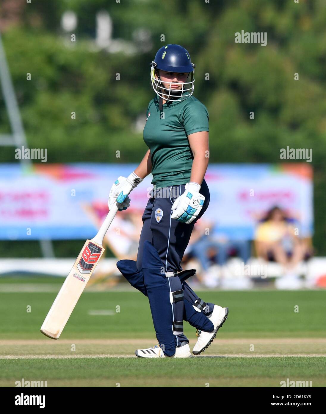 Team Sciver's Nat Wraith during the cricket competition at the 2018 ...