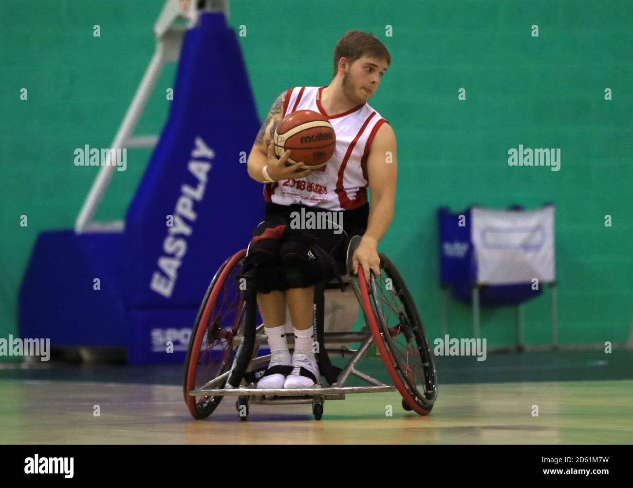 Wales' Oliver GriffithSalter during the Wheelchair Basketball bronze