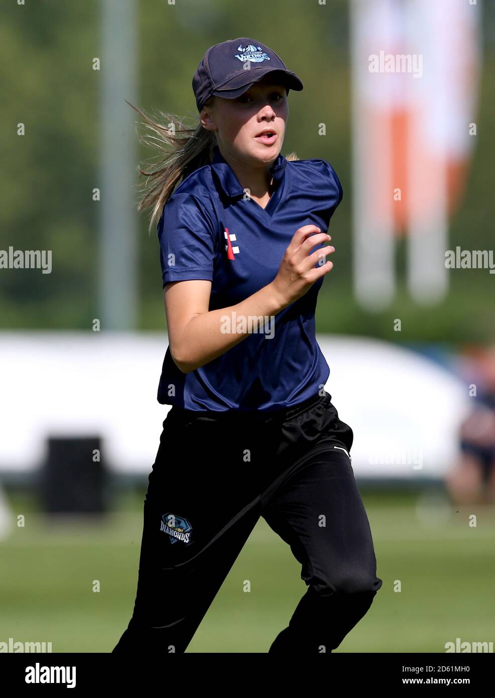 Team Brunt's Emily Dibble in action whilst competing in the Cricket
