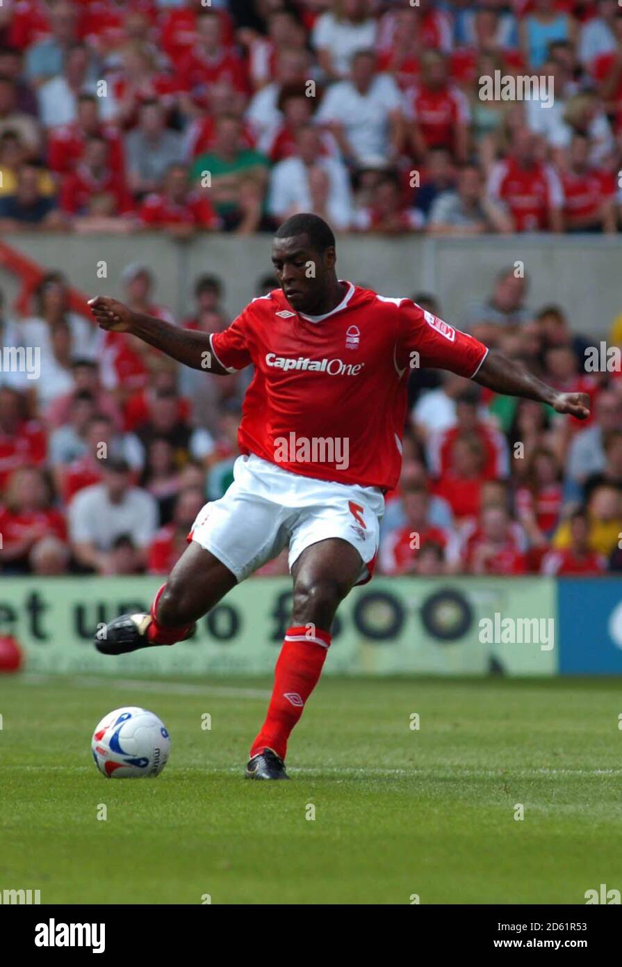 Nottingham Forest's Wes Morgan in action Stock Photo