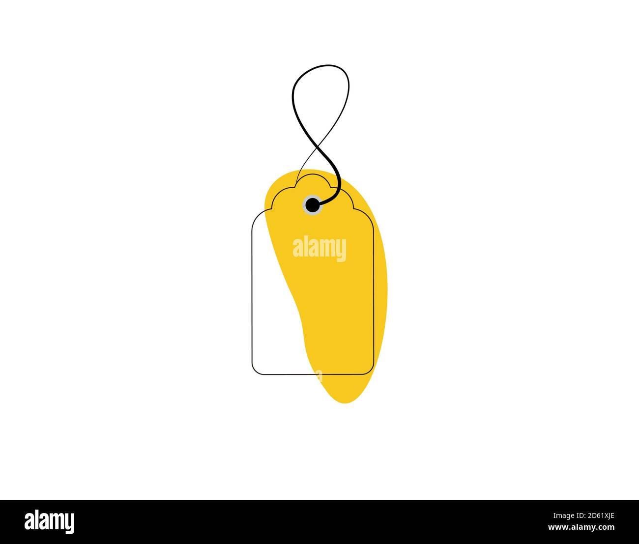 Label Flat Icon on white background in vector illustration Stock Vector ...