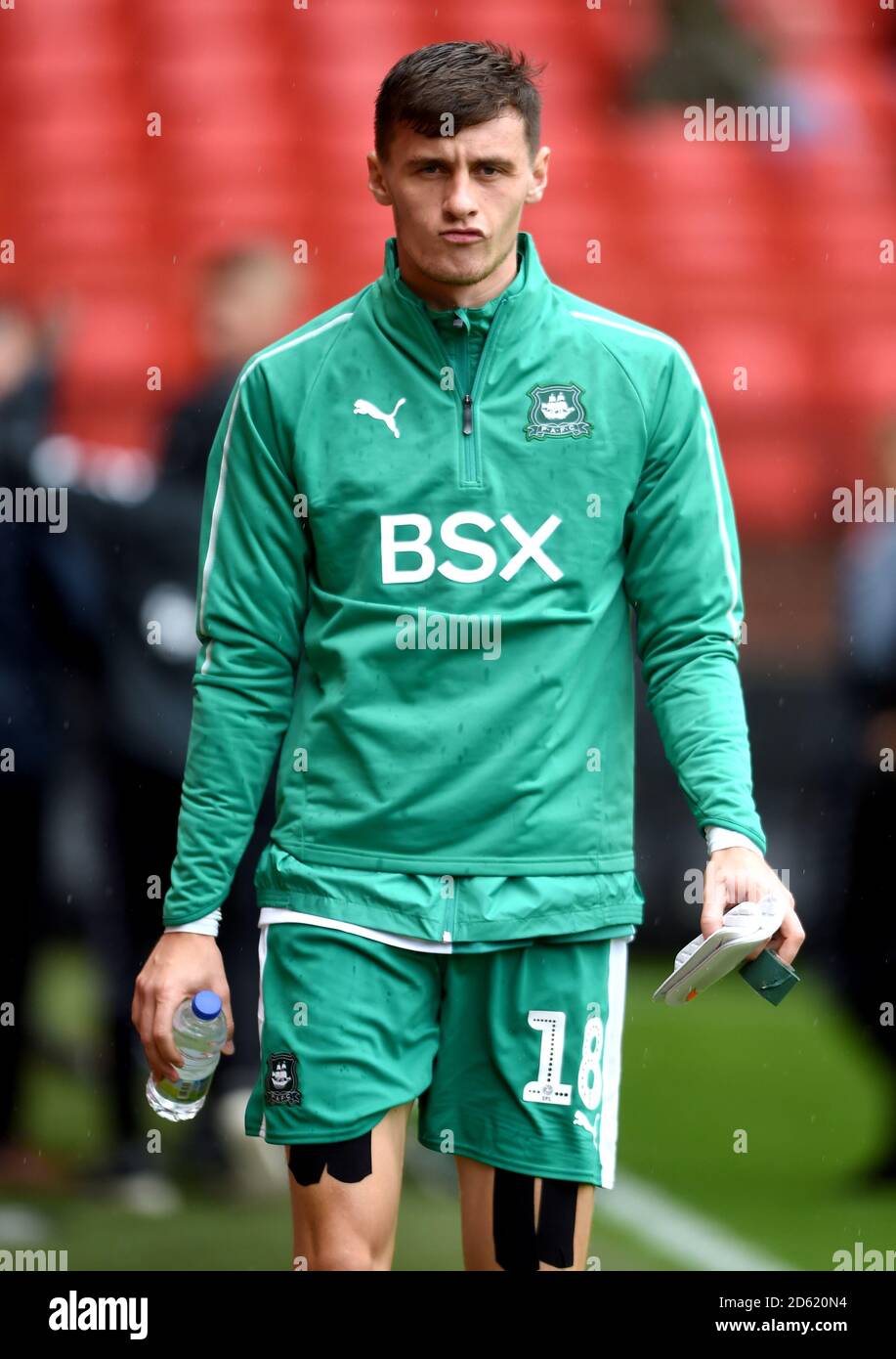 Plymouth Argyle's Calum Dyson Stock Photo - Alamy