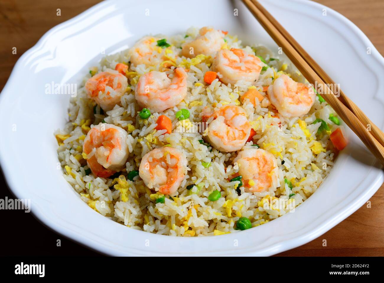 Delicious Shrimp Fried Rice Stock Photo - Alamy