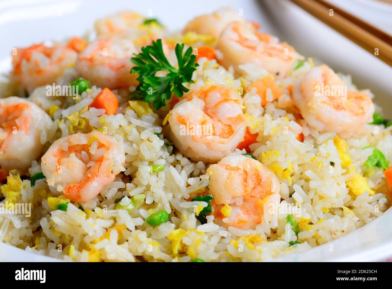 Delicious Shrimp Fried Rice Stock Photo - Alamy