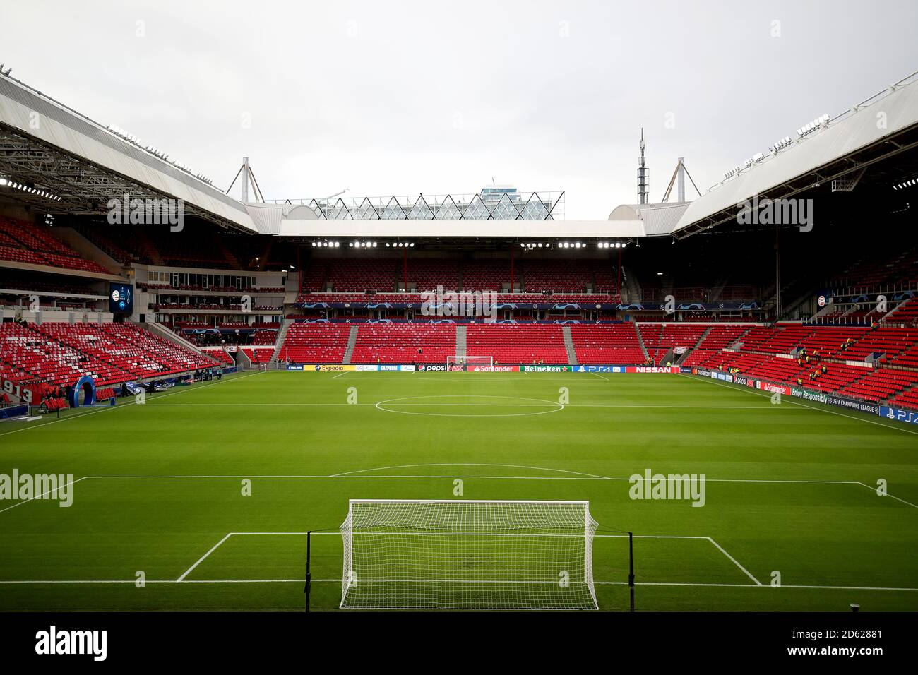 A general view of the Philips Stadion ahead of kick-off Stock Photo