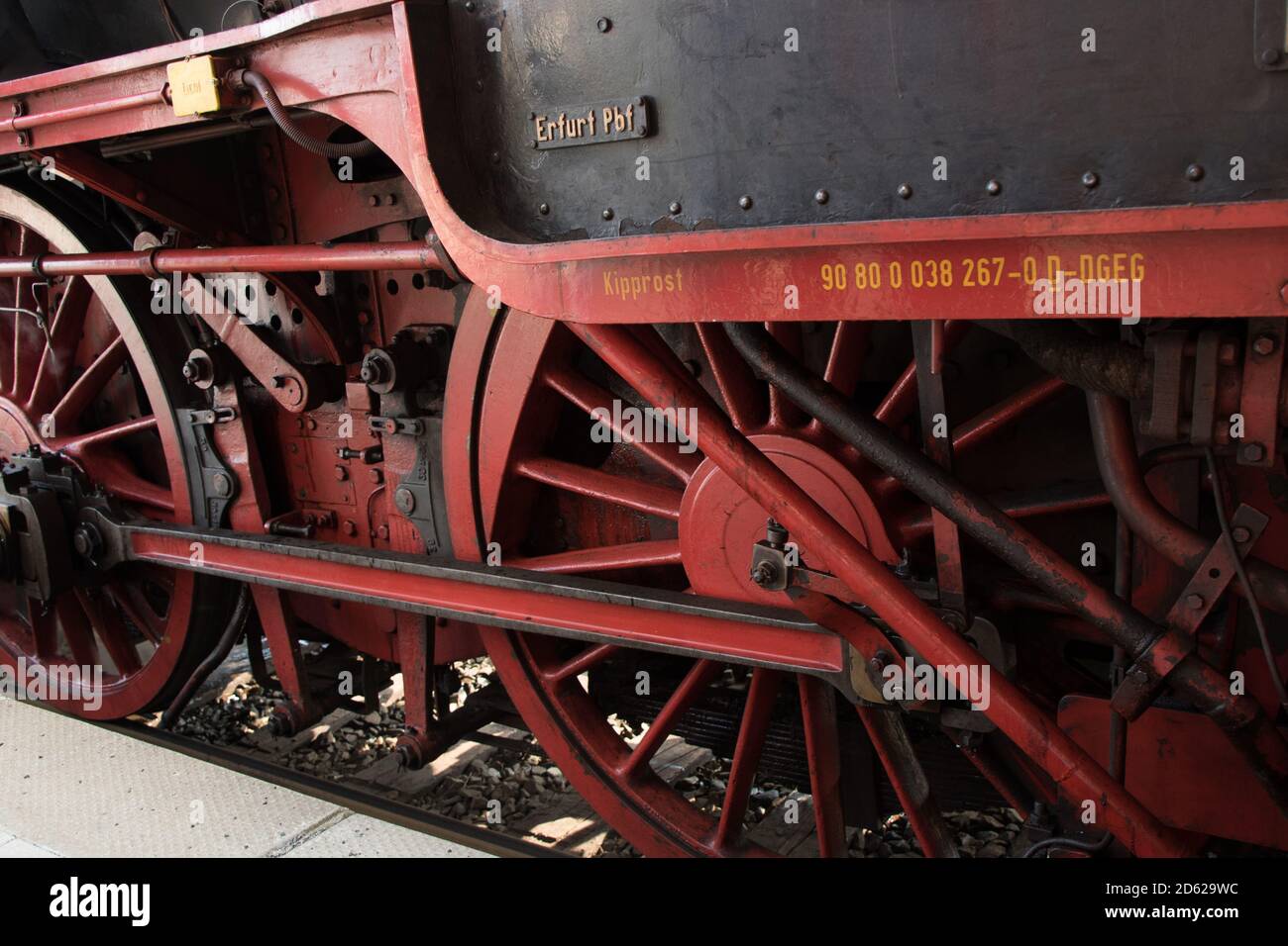 Dampflokomotiven der generationen um 1950 Stock Photo
