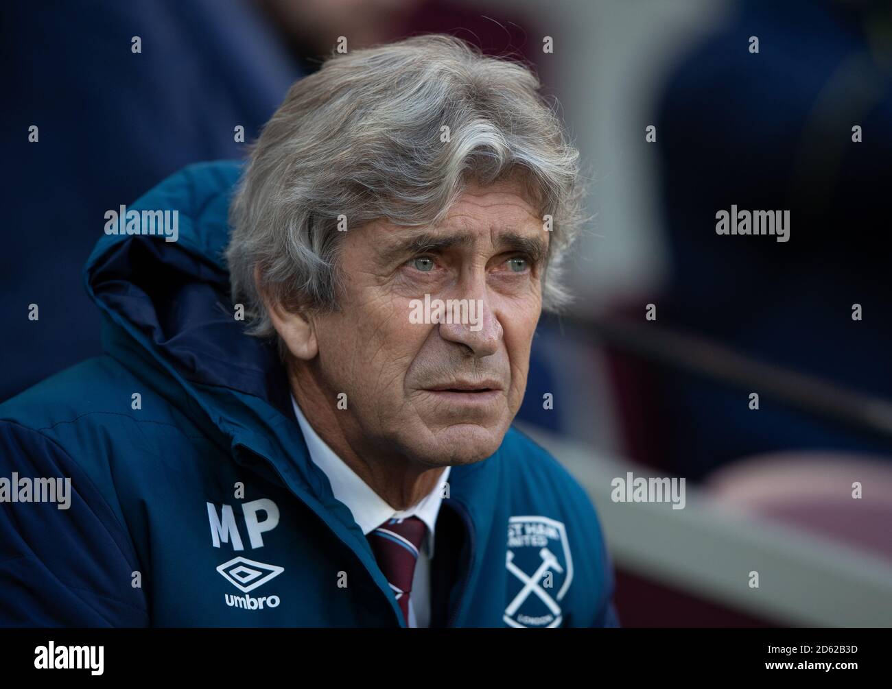 West Ham United's manager Manuel Pellegrini Stock Photo - Alamy