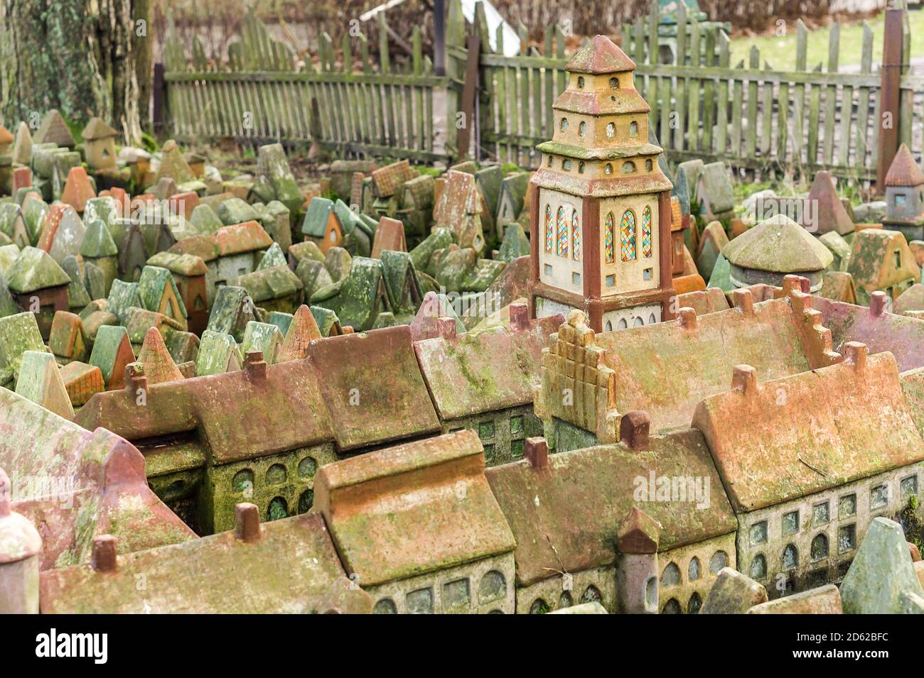 model of the old Koenigsberg, miniatures based on fairy tales by Ernst Theodor Amadeus Hoffmann, Russia, Kaliningrad region, Svetlogorsk, Hoffmann Hou Stock Photo