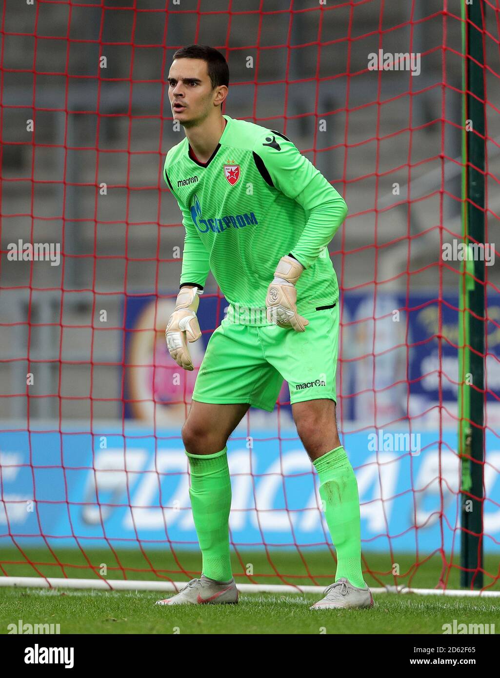 Red Star Belgrade goalkeeper Milos Gordic Stock Photo