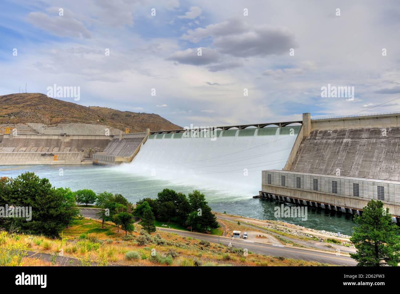 Grand Coulee Dam Stock Photo Alamy