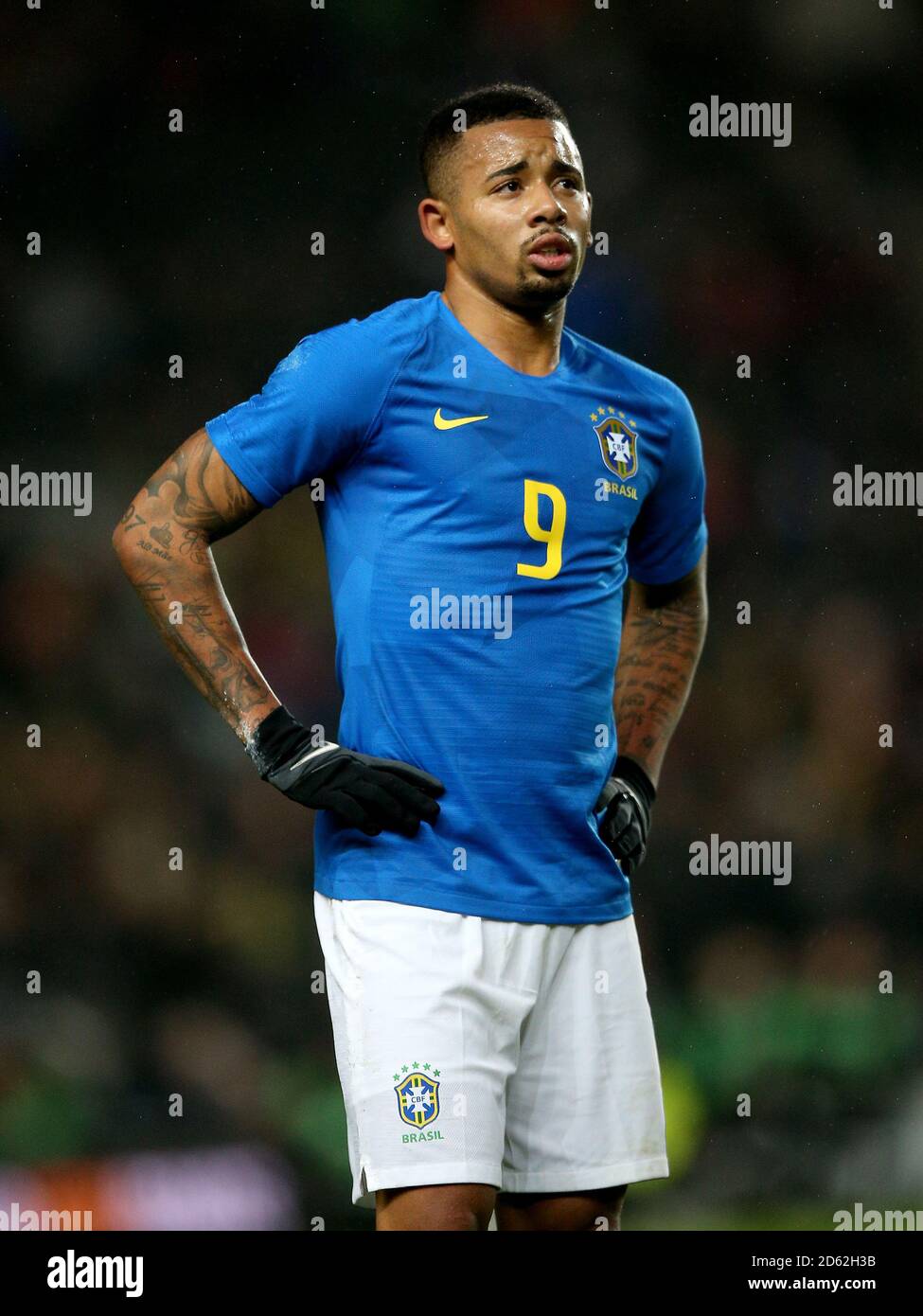 Gabriel Jesus Brazil Stock Photo Alamy