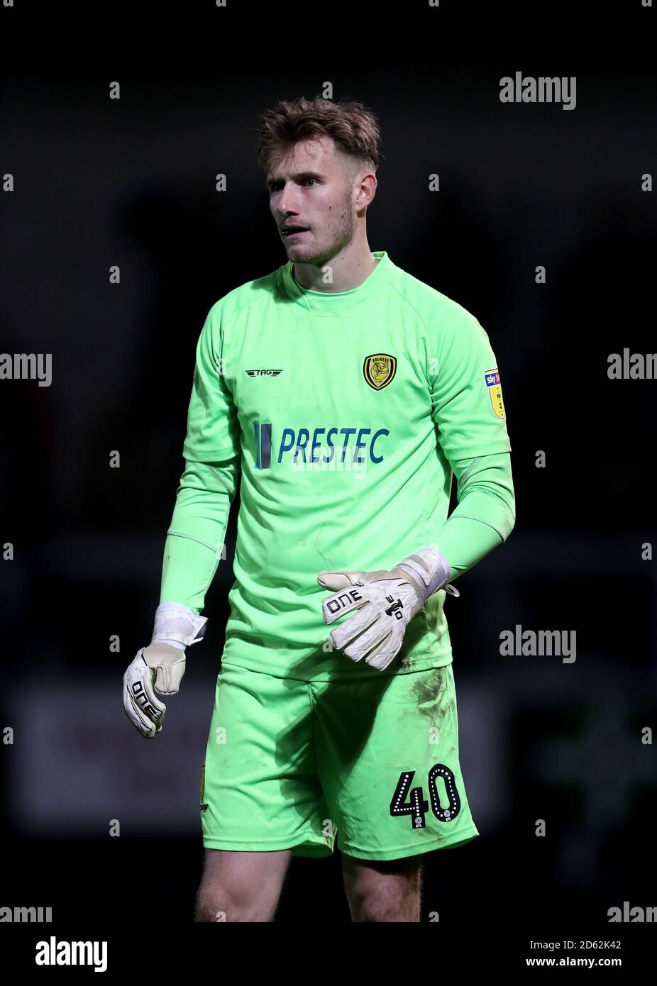 Burton Albion goalkeeper Bradley Collins Stock Photo - Alamy