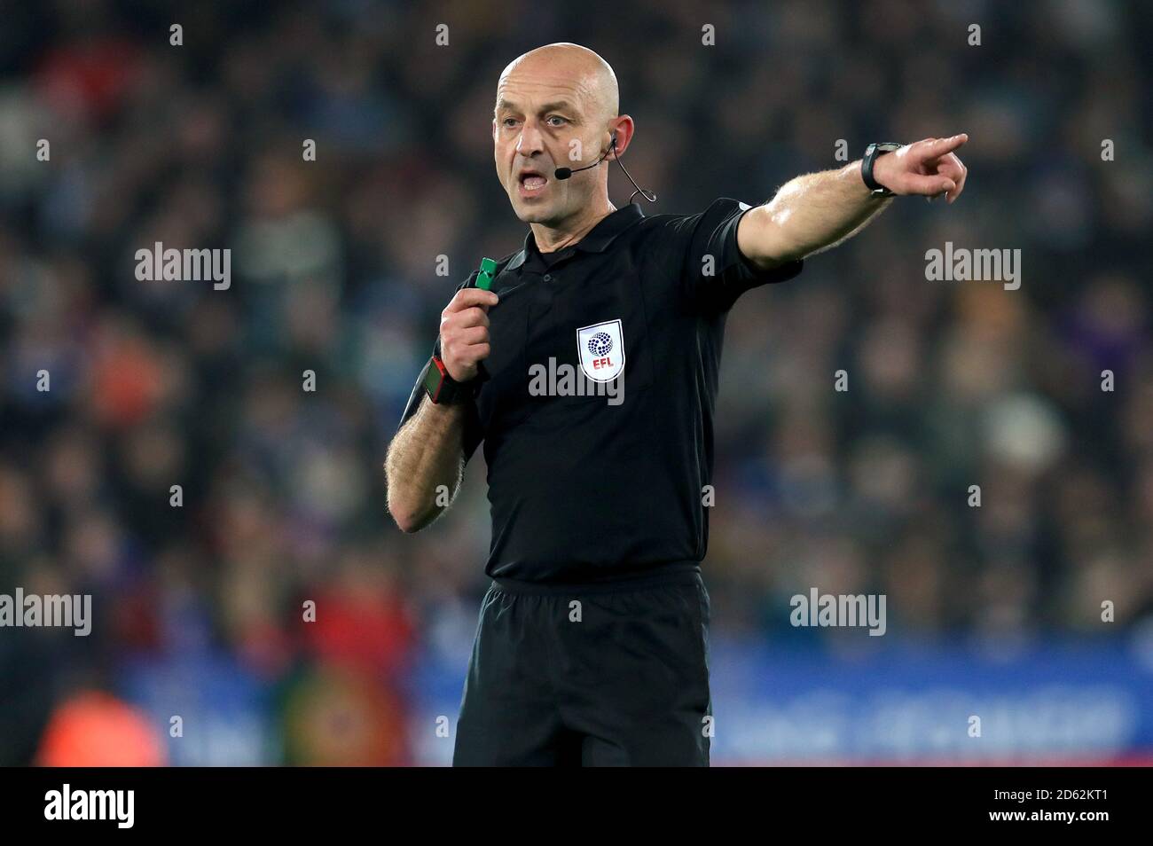 Referee Roger East in action Stock Photo - Alamy