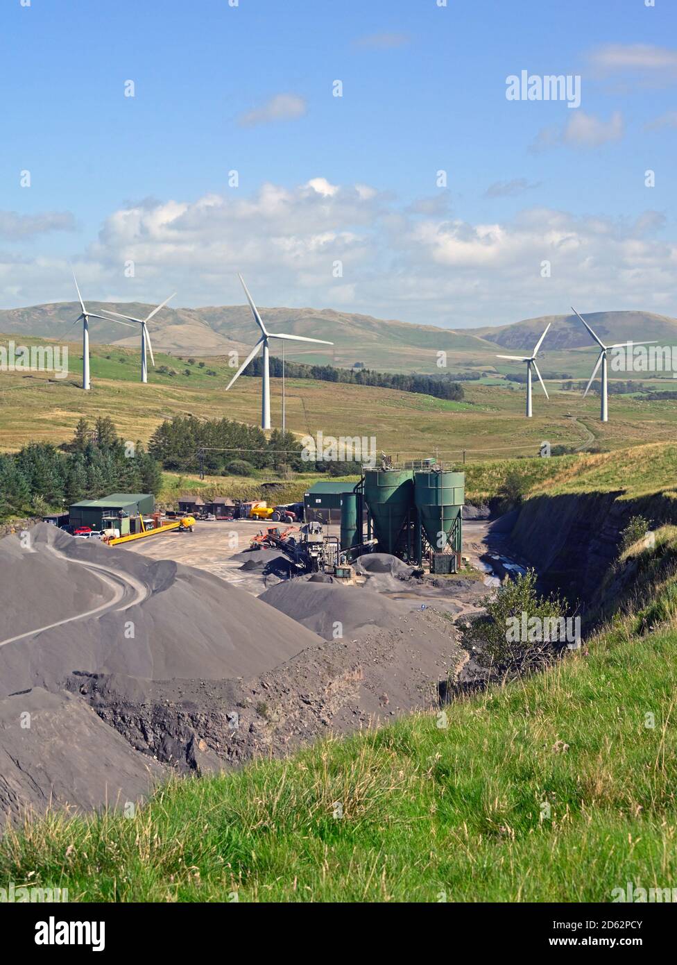 Roan Edge Quarry, Cemex U.K., New Hutton, Kendal and Lambrigg Wind Farm