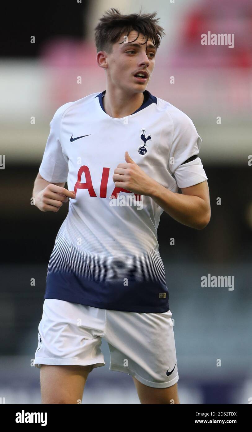 6th November 2019; Vozdovac Stadium, Belgrade, Serbia; UEFA Under 19 UEFA  Youth league football, FK Crvena Zvezda under 19s versus Tottenham Hotspur  under 19s; Jamie Bowden of Tottenham Hotspurs FC breaks on