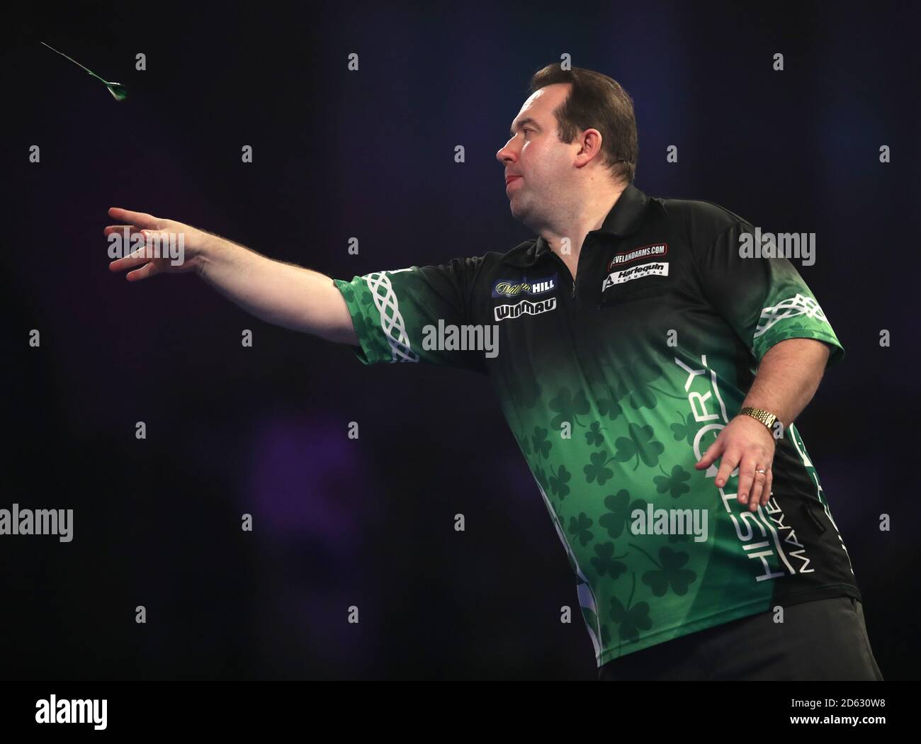 Brendan Dolan during the William Hill World Darts Championship Stock