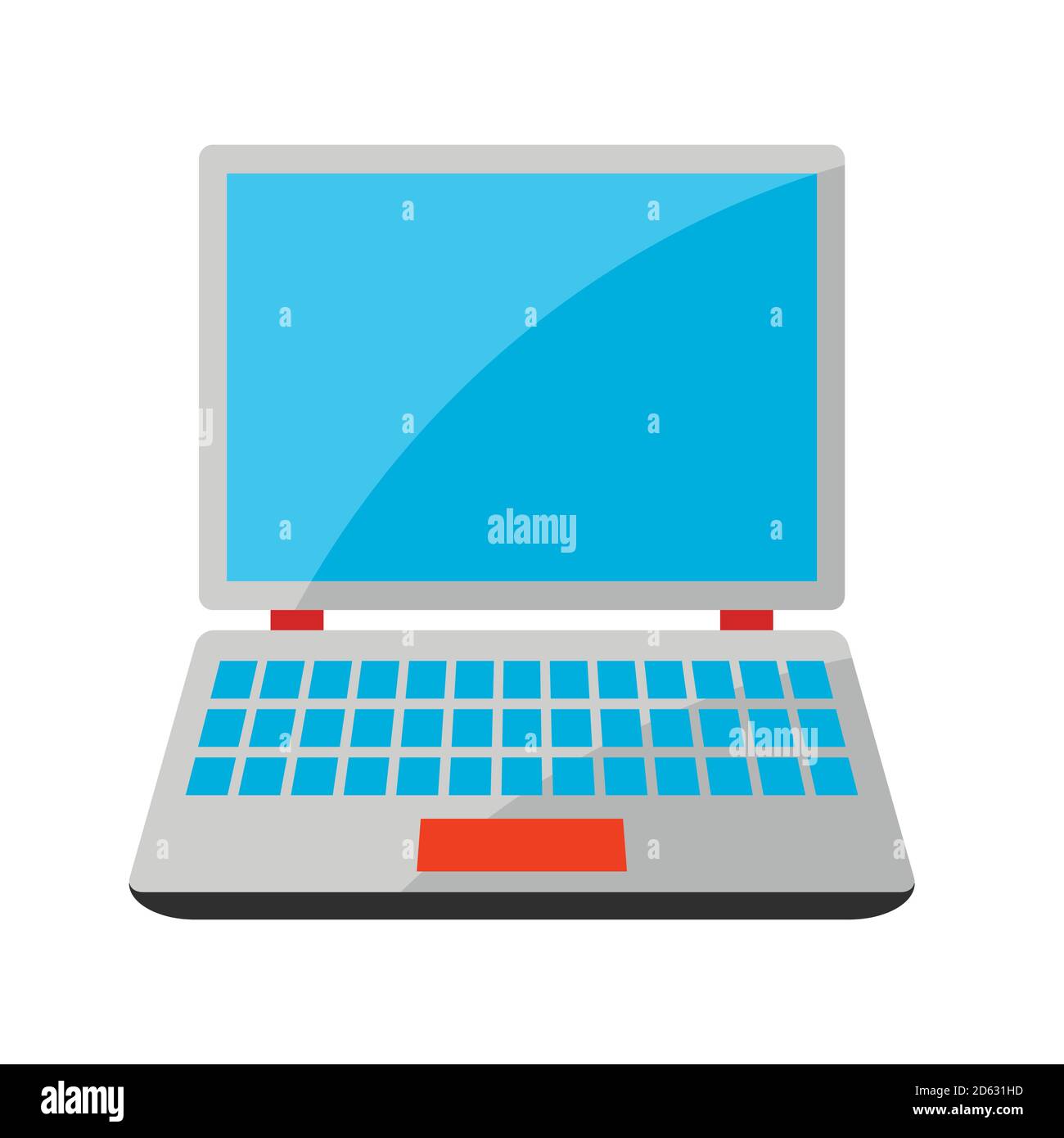 Stylized illustration of laptop Stock Vector Image & Art - Alamy