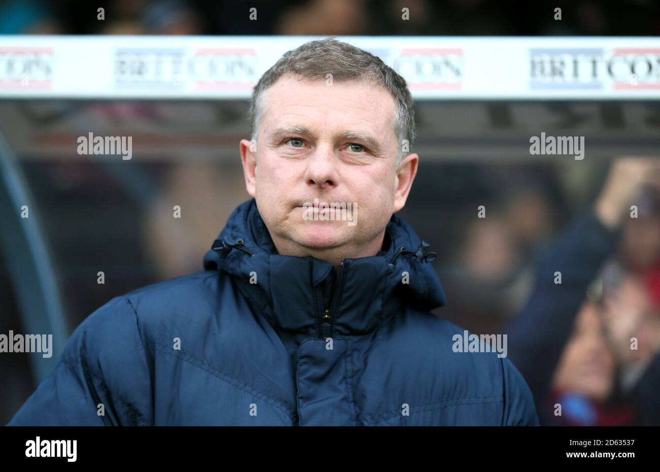 Coventry City manager Mark Robins Stock Photo Alamy