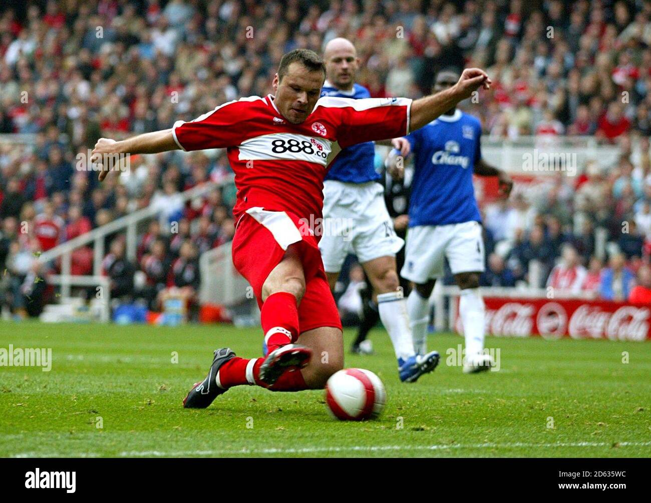 Middlesbrough's Mark Viduka scores their second goal Stock Photo