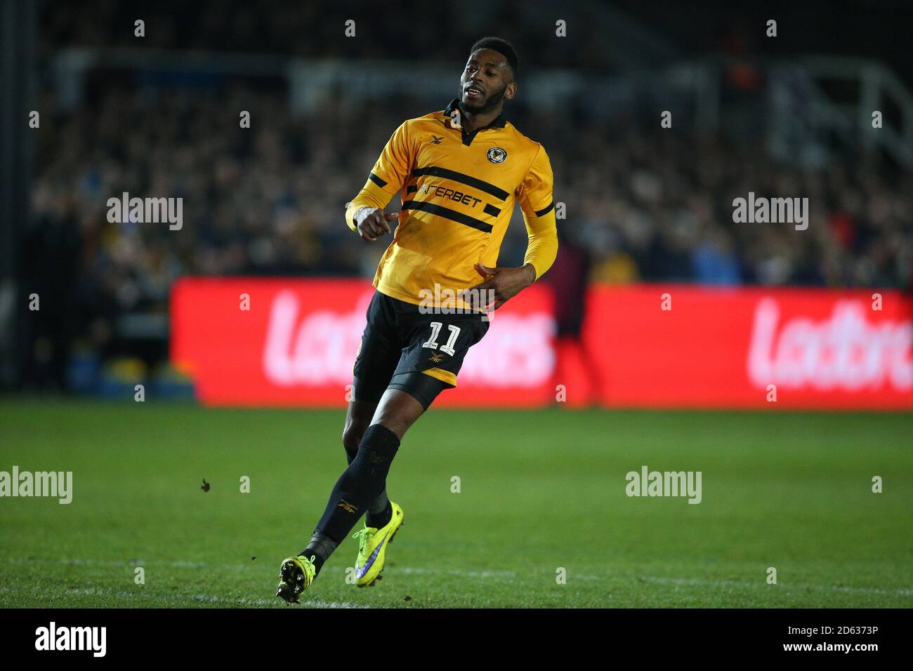 Newport County's Jamille Matt Stock Photo - Alamy