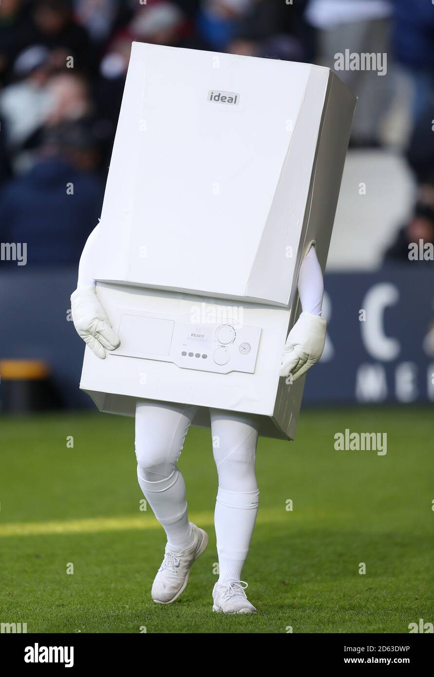 West Bromwich Albion S Boiler Mascot Stock Photo Alamy