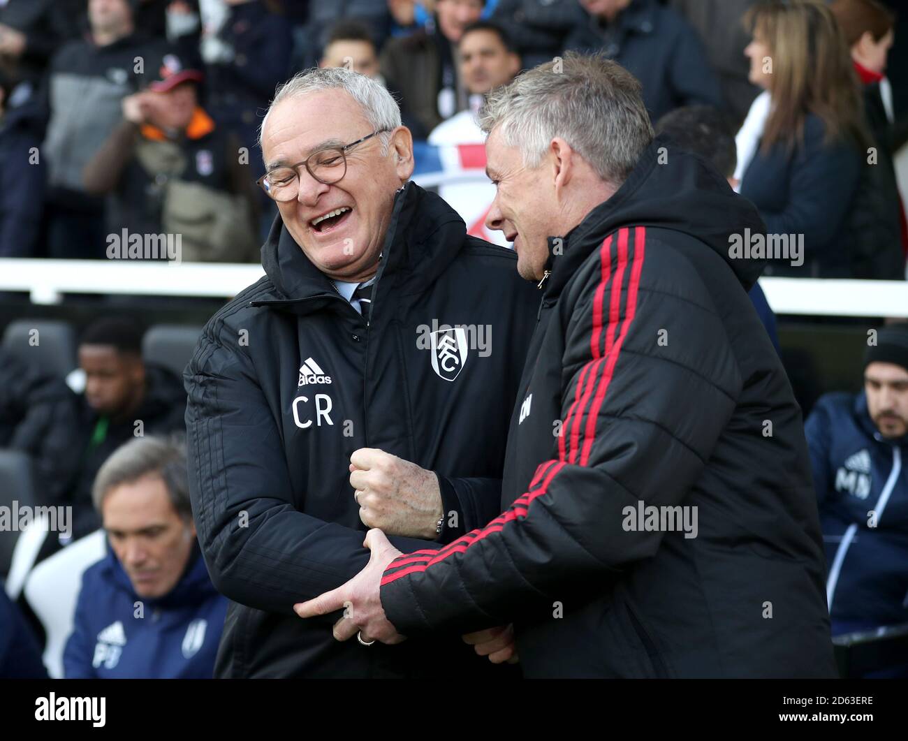 Fulham manager Claudio Ranieri and Manchester United caretaker manager Ole  Gunnar Solskjaer Stock Photo - Alamy